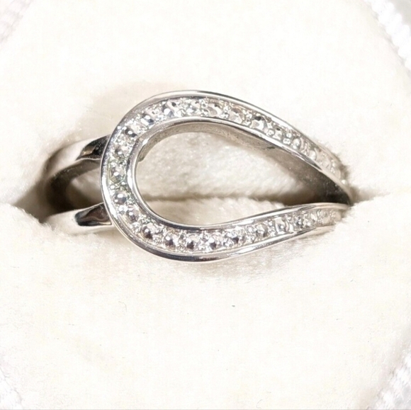 Signed NVC NATALYIA V COLLISTER Half Knot Infinity Ring Size 9.5 - Picture 2 of 6